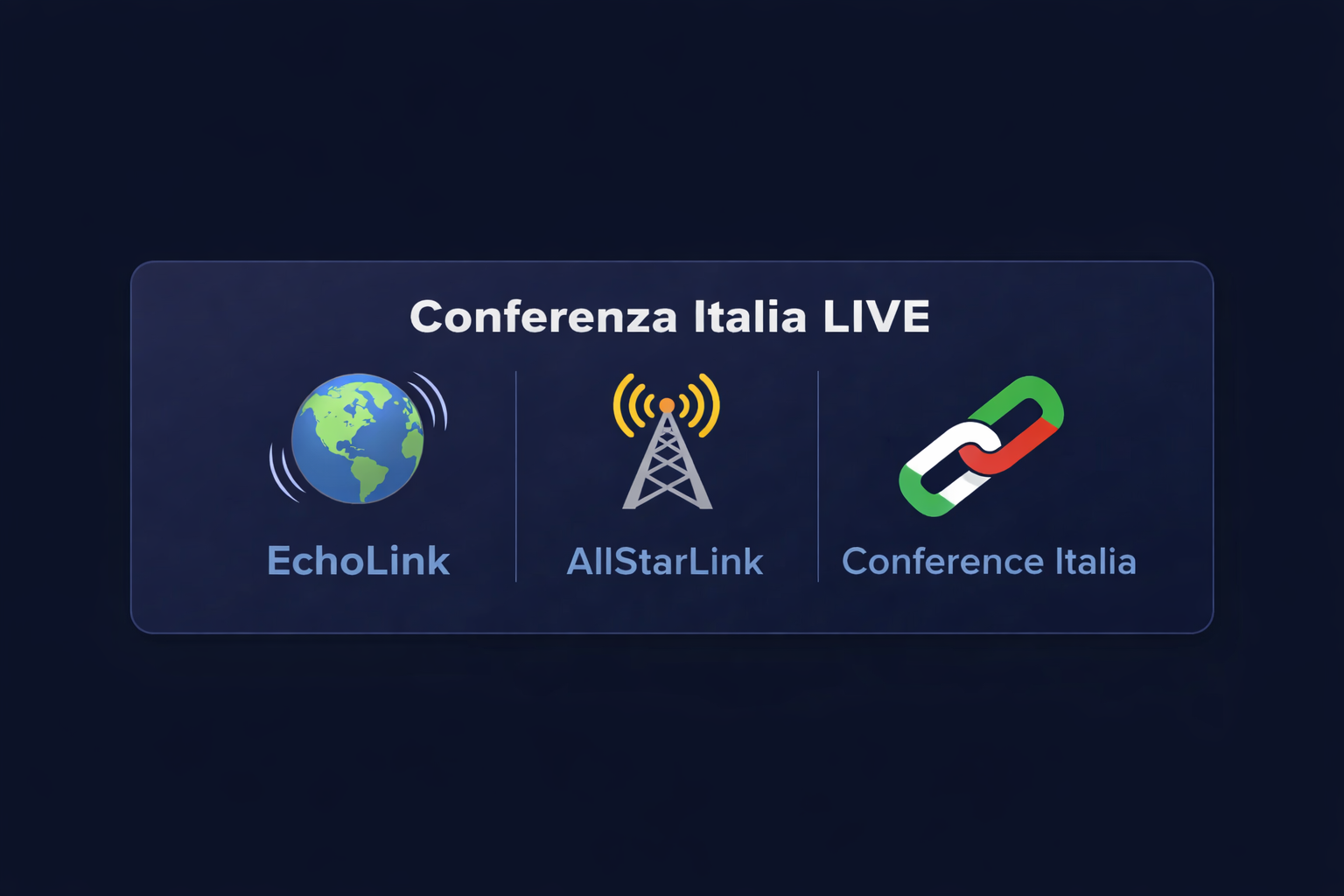 Banner Conferenza Italia Live